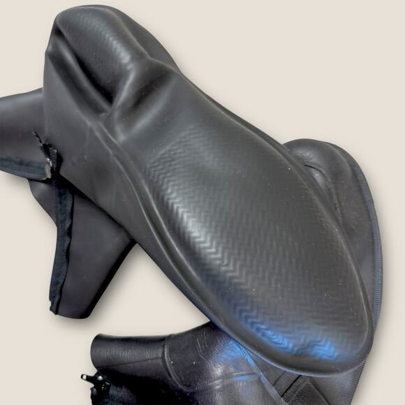 Totes Men Protective Rubber Overshoes Rain Snow Cover Boots Zip Up Size XL Black - Picture 10 of 12